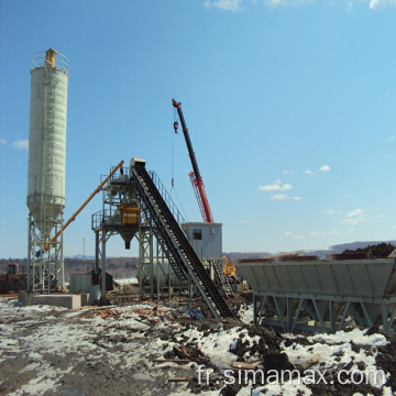 Plante de lot en béton préfabriqué HZS25